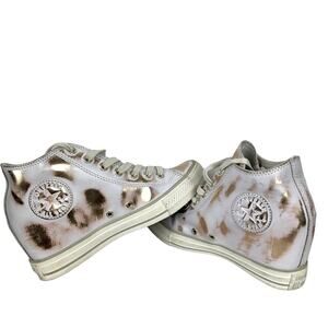 Converse Chuck Taylor All Star Lux Brush Off Hidden Wedge High Top Sneaker